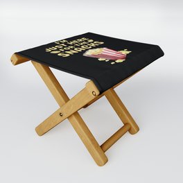 I'm just here for the snacks - American Football Folding Stool
