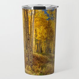 Autumn Aspen Forest in Aspen Colorado USA Travel Mug