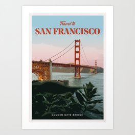 Visit San Francisco Art Print