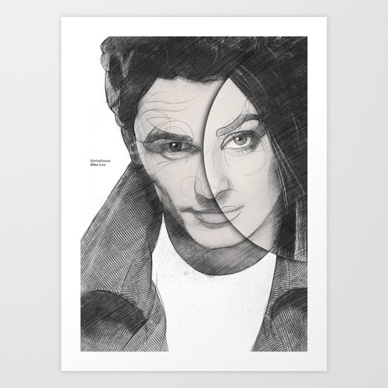 circlefaces Art Print