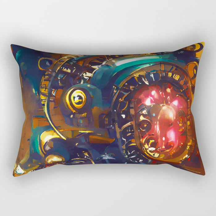 Invoke the Machine Rectangular Pillow