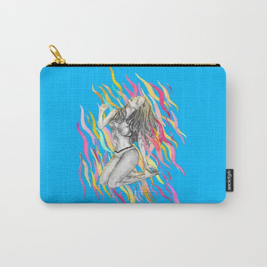 Ibiza Summer Flame Carry-All Pouch