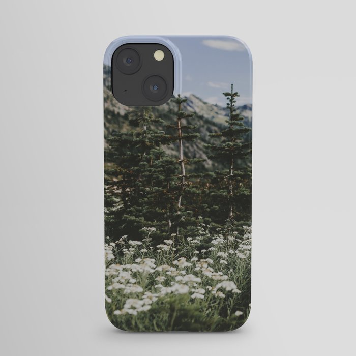 Mount Rainier Summer Wildflowers iPhone Case