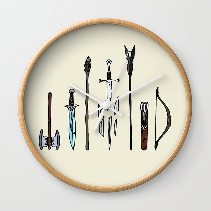 Fellowship of the arms Wall Clock