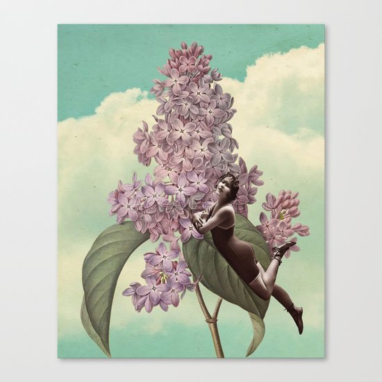 She Loves Me? She Loves Me Not! Canvas Print