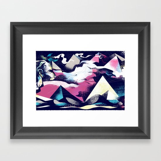 Her Garden Framed Art Print