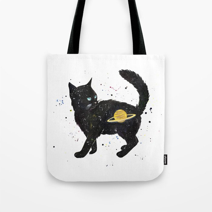 Space cat Tote Bag