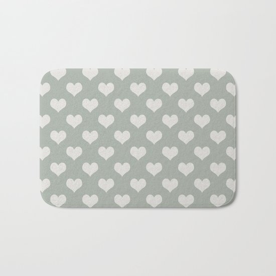 Heart Oyster Bay Bath Mat