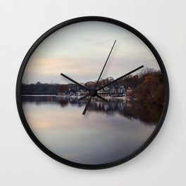 Boat House Row, Philadelphia Wall Clock