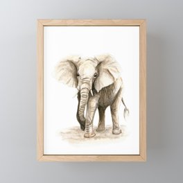 Elephant Framed Mini Art Print