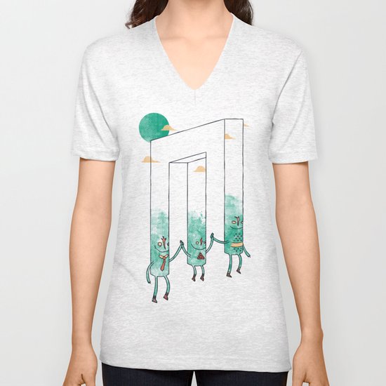 The Belvederes Unisex V-Neck