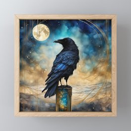 Raven Dream Framed Mini Art Print