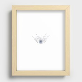 evil eye Recessed Framed Print