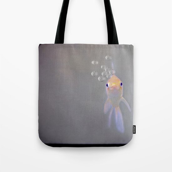 You looking at me, fishy? Tote Bag