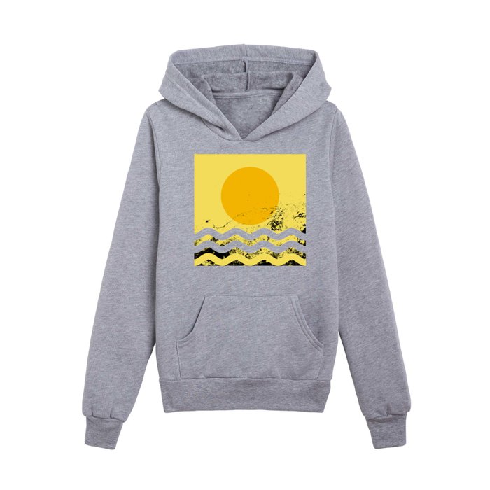 Abstract Landscape 26E Kids Pullover Hoodie