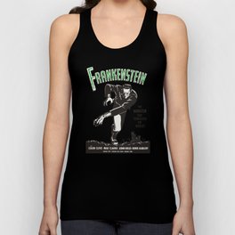 Frankenstein Vintage 1931 Movie Poster, Original Gift Idea, Boris Karloff, Bela Lugosi, Dracula Tank Top
