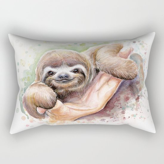 Sloth Rectangular Pillow