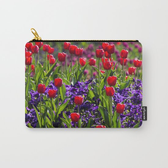 Spring Tulips Carry-All Pouch