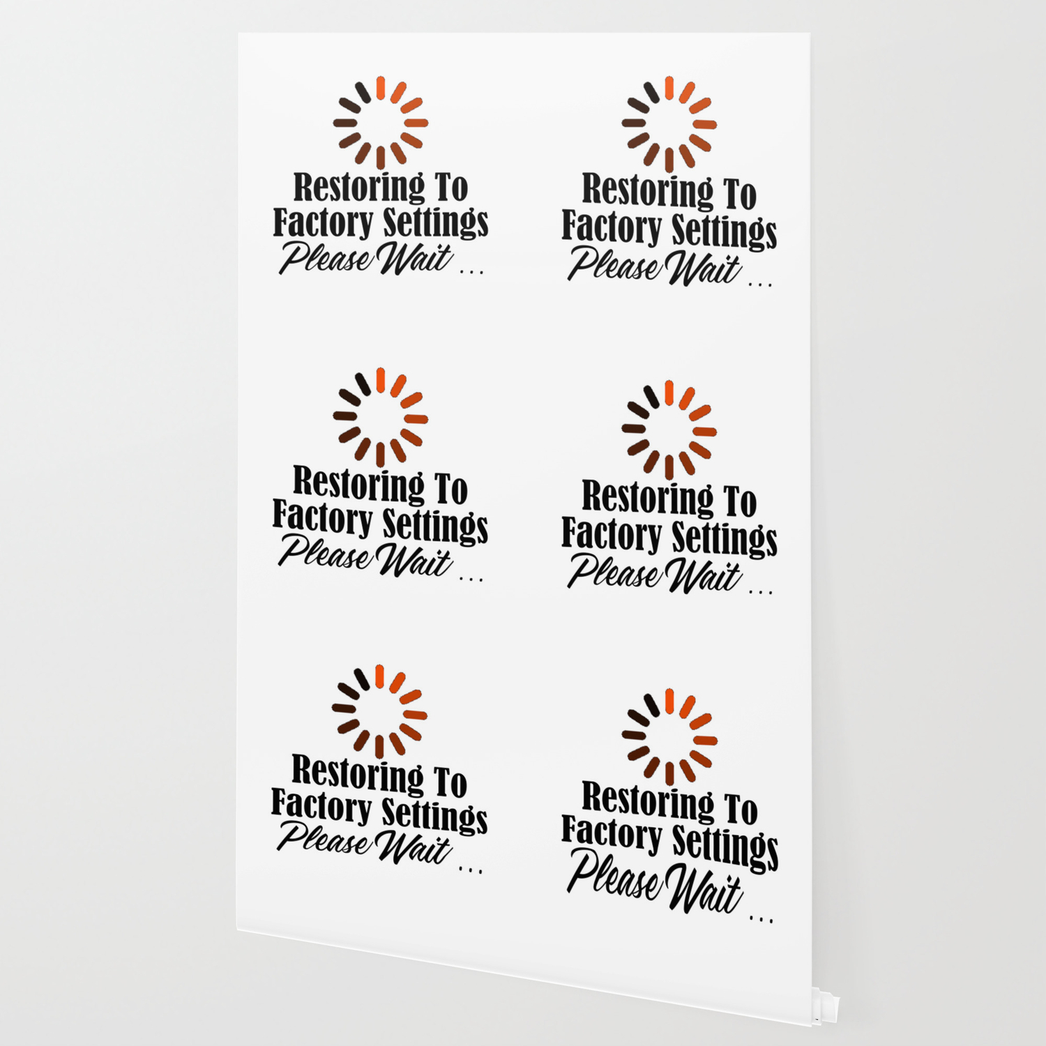 Funny Restore Factory Settings Design Tired Work Life Sucks