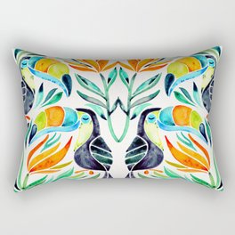 Tropical Toucans Rectangular Pillow