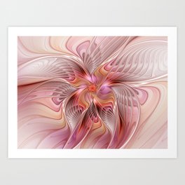 Abstract Butterfly, Fantasy Fractal Art Print