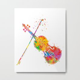 Violin Metal Print