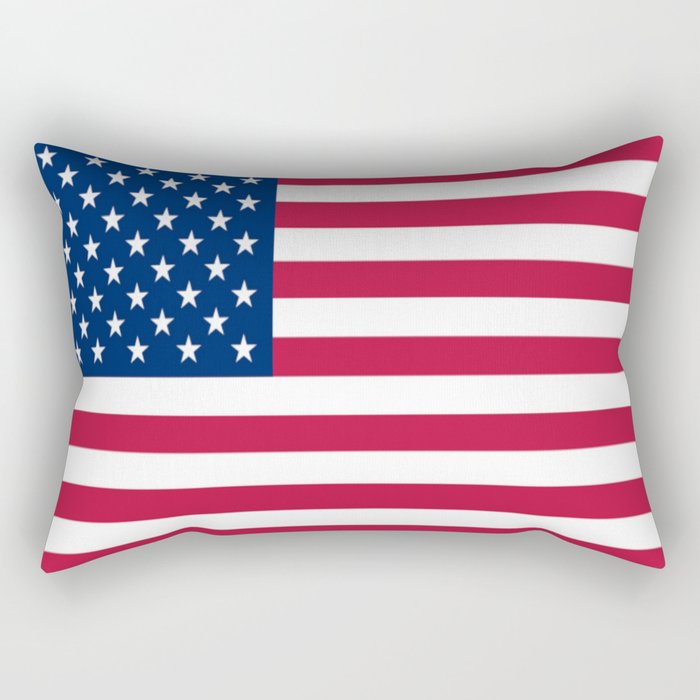 Flag of USA - American flag, flag of america, america, the stars and stripes,us, united states Rectangular Pillow