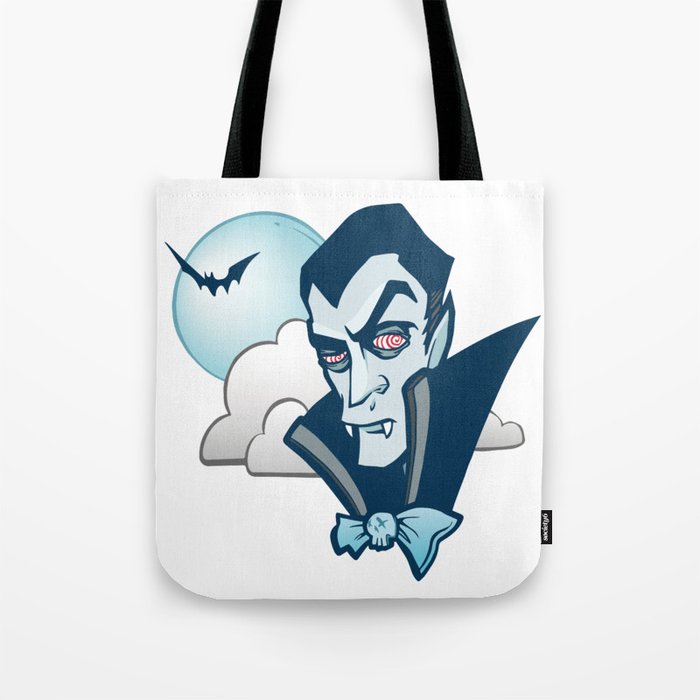 Blue Dracula Tote Bag