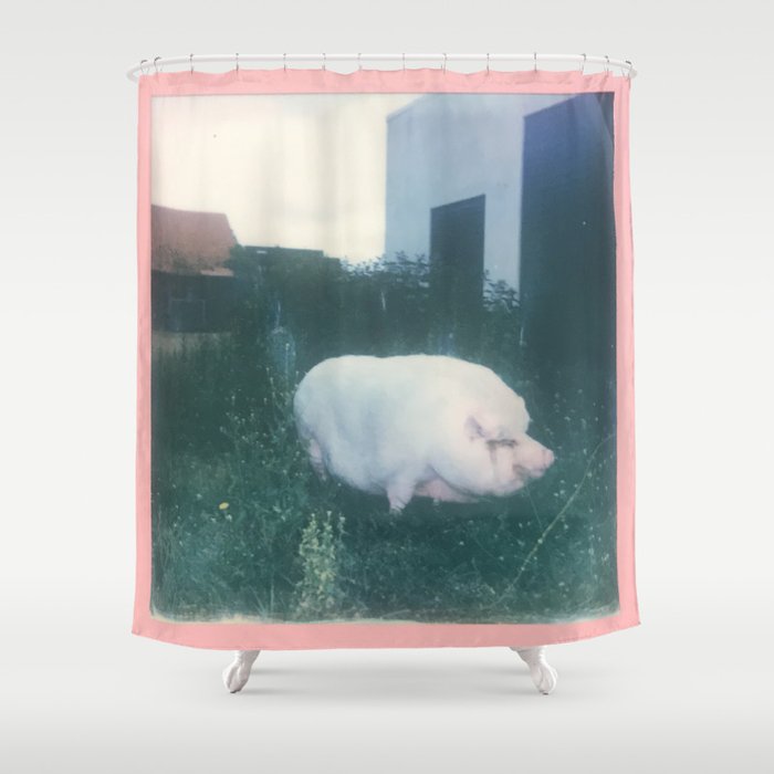 Dutch Piggy Shower Curtain
