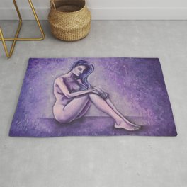 Purple Touch / Nude Woman Series Rug