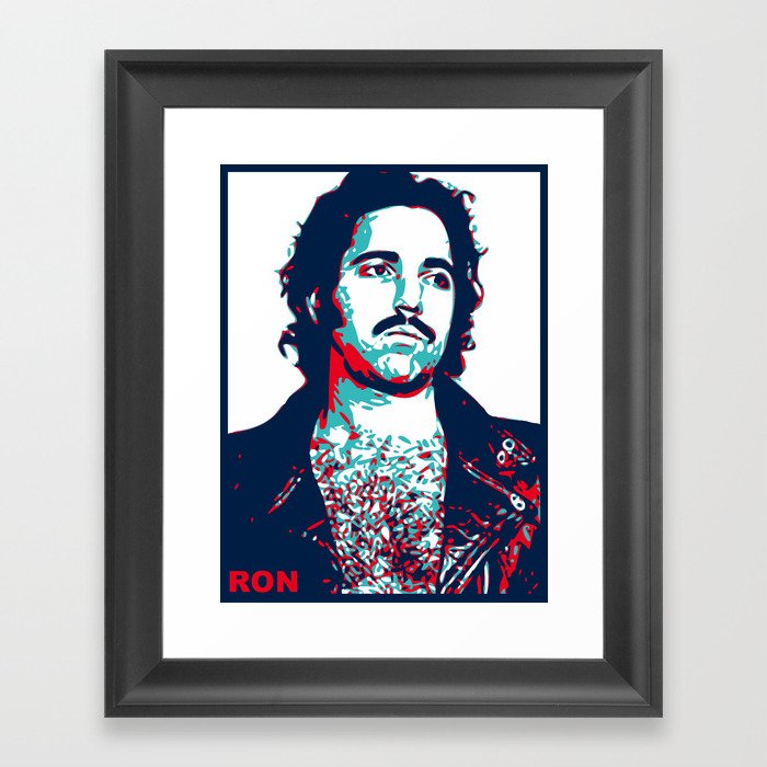 Ron Jeremy - Hope Parody Framed Art Print