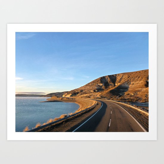 Road to Bariloche Art Print