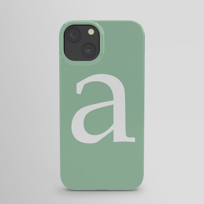a (alphabet lowercase) iPhone Case