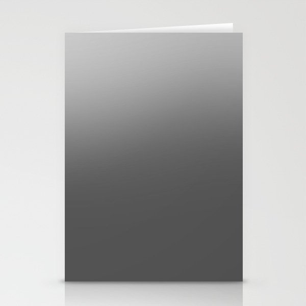 Grey And White Gradient Stationery Cards