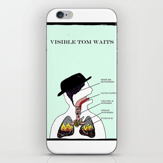 VISIBLE TOM WAITS iPhone & iPod Skin