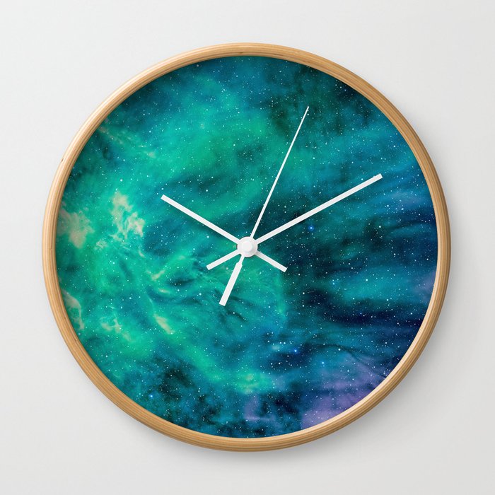 Oceanic Galaxy Wall Clock