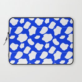 Awesome Cow Spots pattern blue and white , cute Watercolor Gifts for Birthday cowgirl, cowboy Lover  Laptop Sleeve