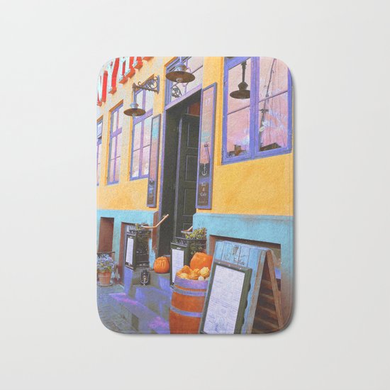 Danish Bar in Autumn Bath Mat
