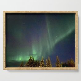 Northern lights 1 Serving Tray