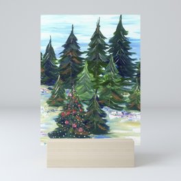 Field of Christmas Trees Mini Art Print