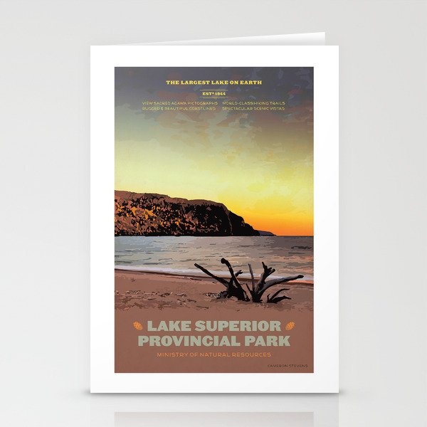 Lake Superior Provincial Park Stationery Cards