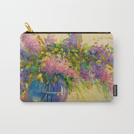 Lilacs Carry-All Pouch