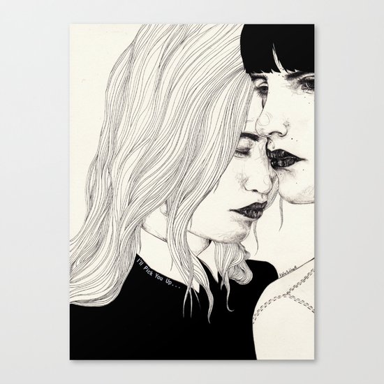 When You're getting down Canvas Print