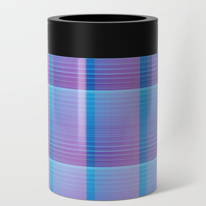 Abstraction_MODERN_PATTERN_BLUE_PURPLE_ILLUSION_POP_ART_0706A Can Cooler