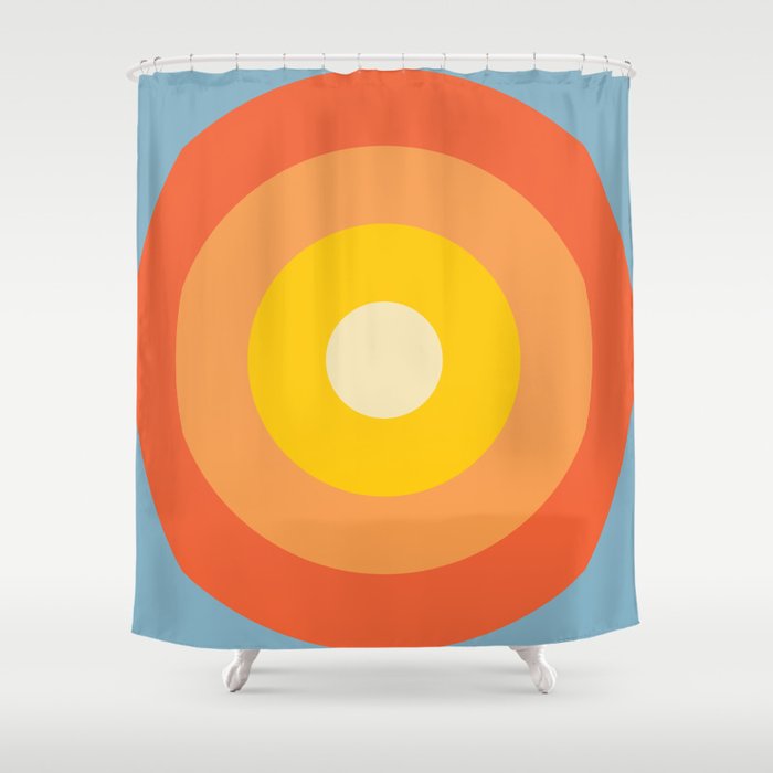 Bedaius - Classic Dots and Circles Shower Curtain