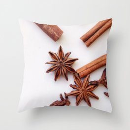 Cinnamon & Start Anise Throw Pillow