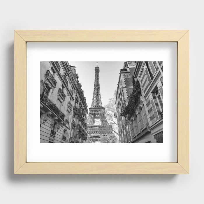 Eiffel Tower Detail II Recessed Framed Print