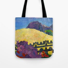 The Sacred Mountain, 1892 by Paul Gauguin Tote Bag