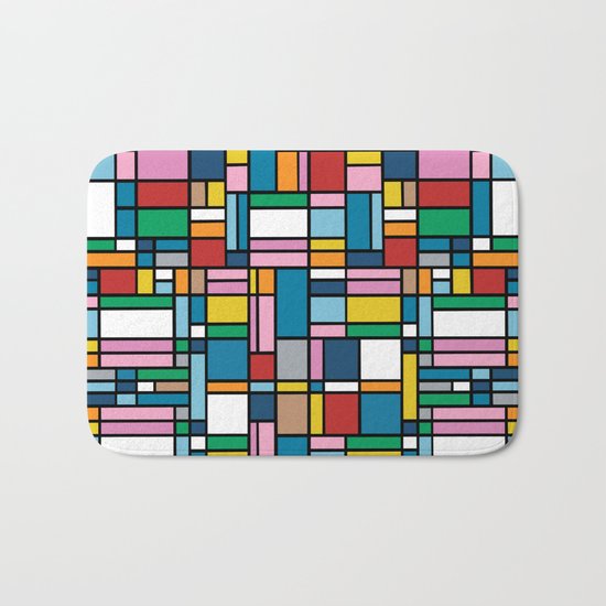 Map Outline Bath Mat