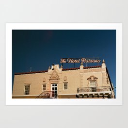 The Hotel Paisano in Marfa, Texas Art Print